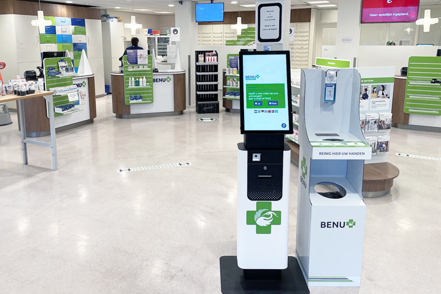 BENU selfservice kiosk bij Apotheek